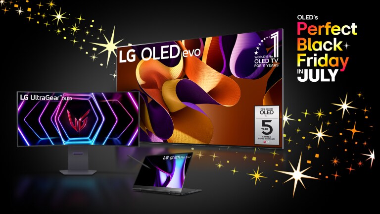 Get premium OLED picture with laptop, monitor & TV savings